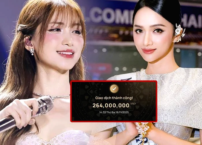 Hoa Minzy spent 264 million to buy votes for Huong Giang, determined to put her in the Top 1