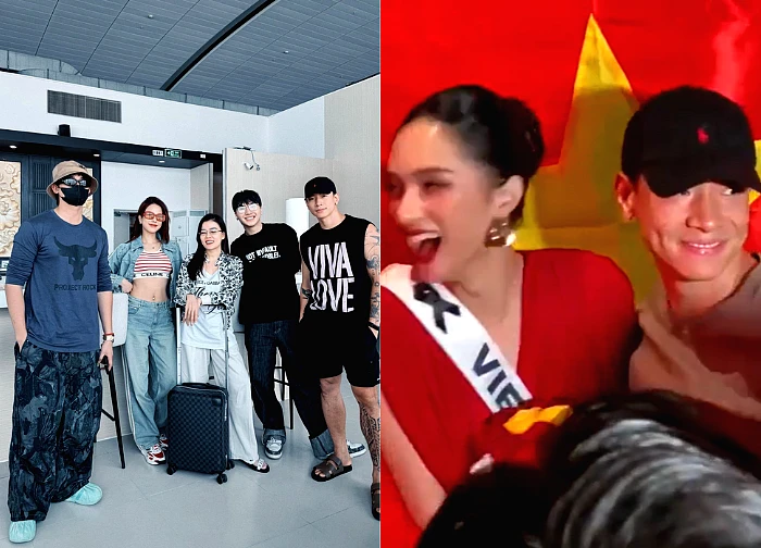 Bạn trai Hương Giang có mặt tại Thái Lan, ủng hộ bạn gái, có hành động sốc.