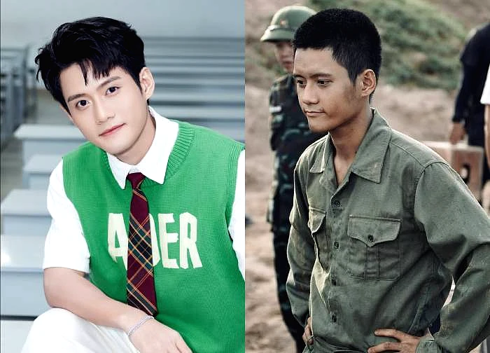 Dinh Khang of "Red Rain" calls for help after losing contact with his family in the flooded area of Quy Nhon