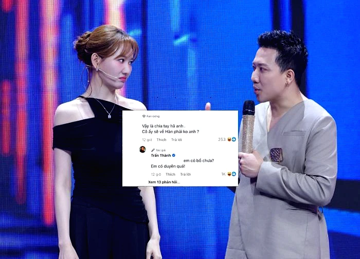 Tran Thanh took his 'girlfriend' out to eat, netizens rumored he broke up with Hari Won, immediately responded with 7 shocking words!