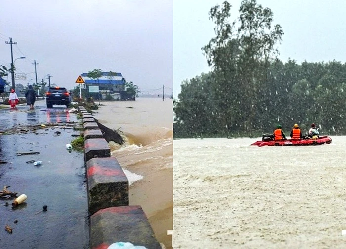 Khung cảnh tan hoang 'rốn lũ' Hòa Thịnh