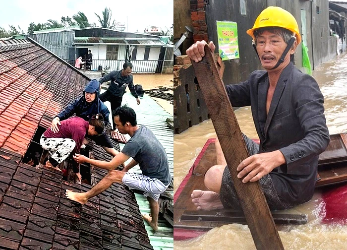 Người hùng thầm lặng lao vào tâm lũ cứu đồng bào miền Trung