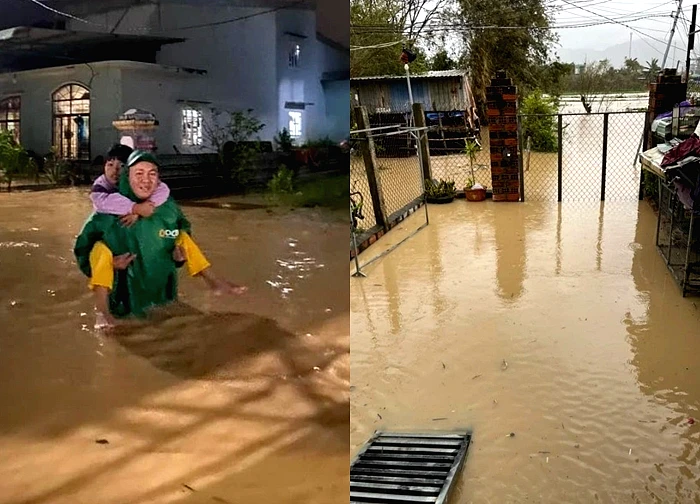 Quy Nhơn lại chìm trong biển nước