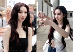 Karina (aespa) said she was asked for an IG in the US, her shy reaction made fans excited