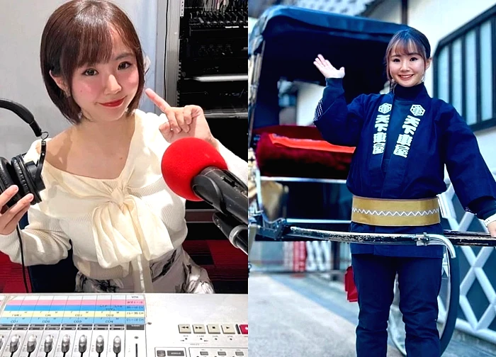 Nữ DJ kéo xích lô ở Nhật Bản