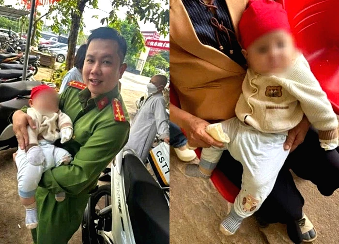 Bé trai bị bỏ lại bên chiếc ô với lời nhắn "khó khăn không thể nuôi"