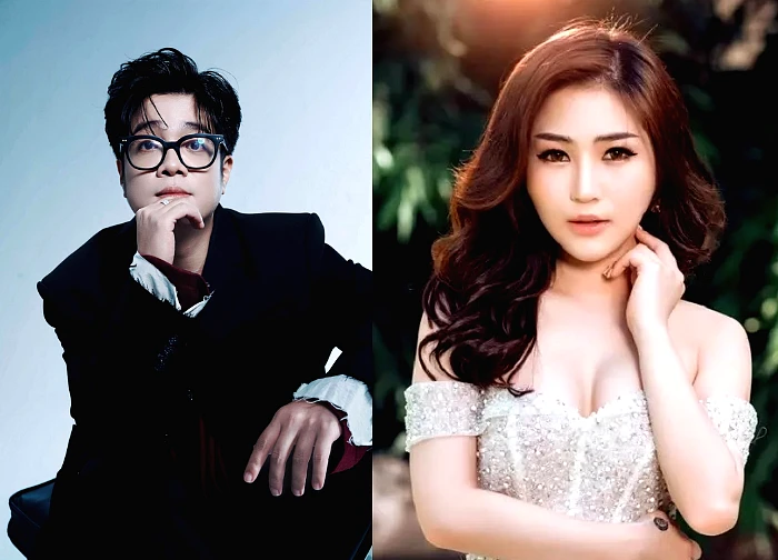 Bui Anh Tuan sang as if 'shouting' at Huong Tram's face in the reunion of "rain sister"