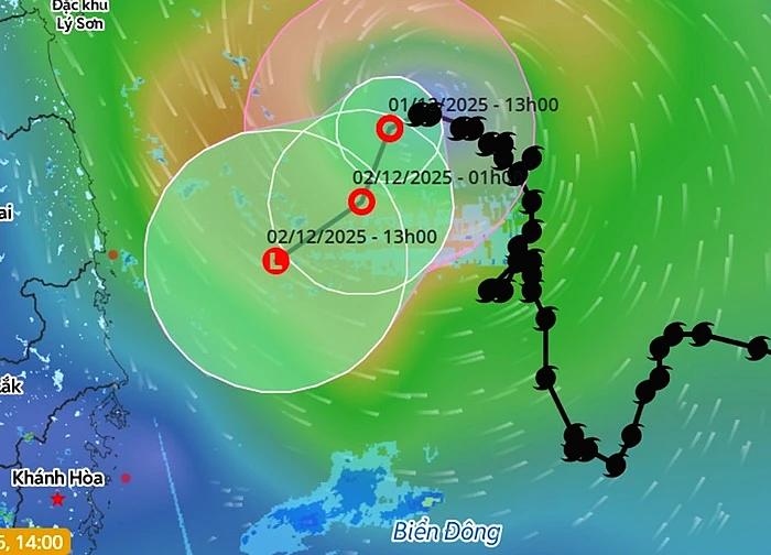 Diễn biến bất ngờ bão số 15 Koto, Biển Đông khả năng còn 1-2 cơn bão trong tháng 12