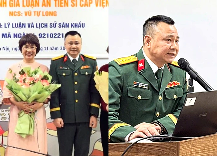 People's Artist Tu Long surprised when he passed the Ph.D., setting a record at the Military Cheo Theater