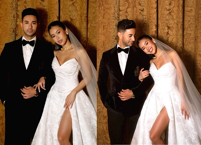 Leaking images of Tien Nguyen's wedding dress, social media must be stunned by this tolerance?