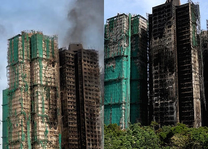 Vụ cháy chung cư ở Hong Kong: Bắt giữ thêm đối tượng liên quan