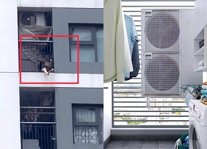 Bức ảnh chụp lô gia căn hộ chung cư khiến nhiều người giật mình thắc mắc: Sao có thể như vậy?