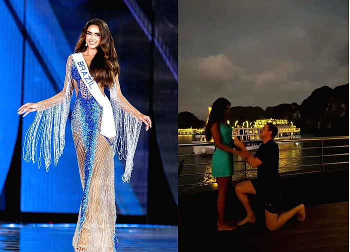 Miss Brazil came to Vietnam to compete in Miss Cosmo, suddenly proposed