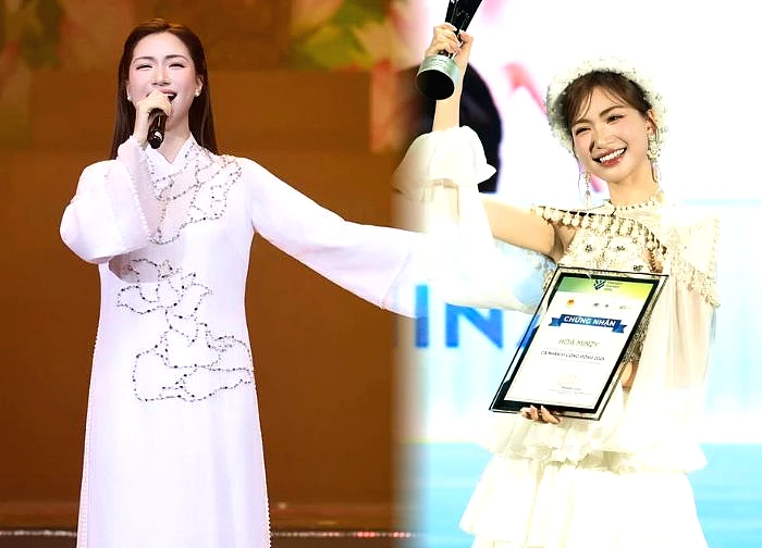Hoa Minzy 'competes' with Phuong My Chi, achieving a series of big wins at the end of the year, thanks to one song.