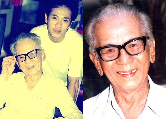 Thành Lộc burst into tears when an audience member presented him with his father's long-lost manuscripts.