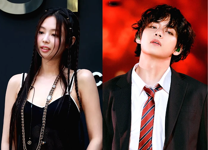 V of BTS publicly posts photos of himself dating Jennie, causing outrage and anger among 70 million people.