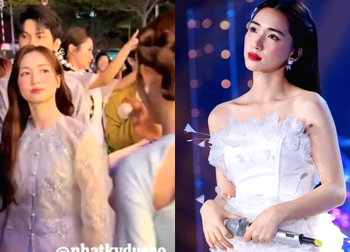 Hoa Minzy invites friends to attend her fan concert, but her "attitude" towards Thuy Ngan is shocking.