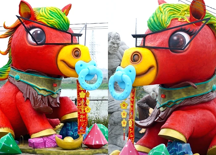 Lộ diện linh vật ngựa đầu tiên Tết Bính Ngọ