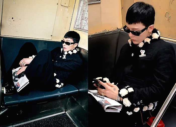 G-Dragon gây tranh cãi sau loạt ảnh chụp trên tàu điện ngầm tại Mỹ