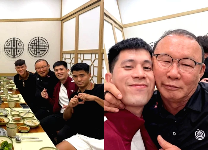 HLV Park Hang-seo "hội ngộ" dàn tuyển VN, Văn Đức khoe khoảnh khắc gây sốt