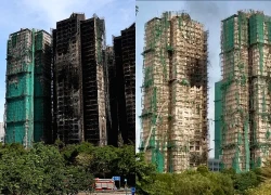 Kết thúc công tác tìm kiếm trong các tòa nhà của vụ cháy chung cư ở Hong Kong (Trung Quốc)