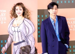 Lisa (Blackpink) turned into a 'Louis Vuitton doll', swept the red carpet with Gong Yoo