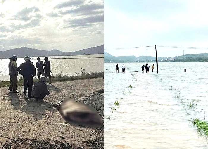 Mẹ lái xe máy chở con 6 tuổi rơi xuống nước, cả hai tử vong