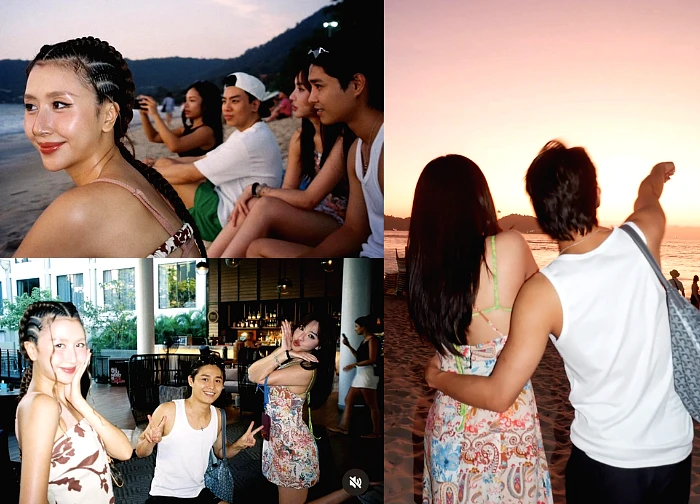 Tang Duy Tan hugged his waist in love with Bich Phuong in Thailand, revealing a series of shocking photos?