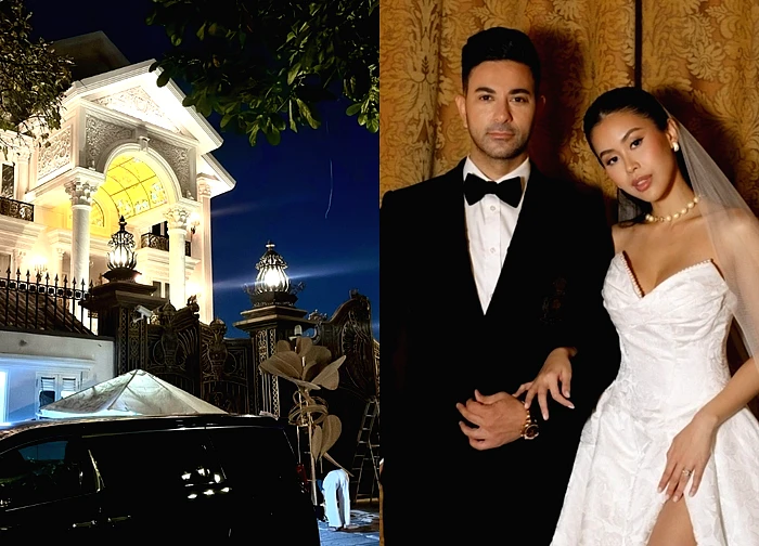 Trước giờ G lễ cưới Tiên Nguyễn: Biệt thự đã dựng cổng hoa, 1 thành viên gia đình tỷ phú lên tiếng