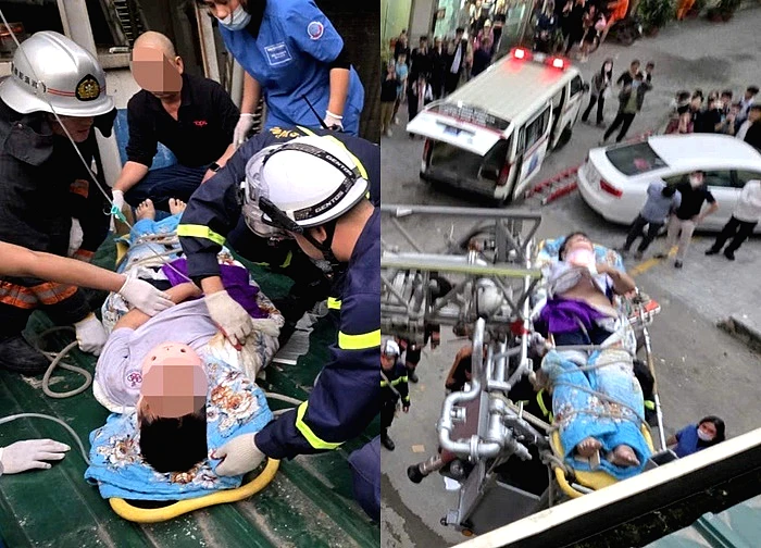 Bé trai 11 tuổi rơi từ tầng cao chung cư ở Hà Nội xuống mái siêu thị