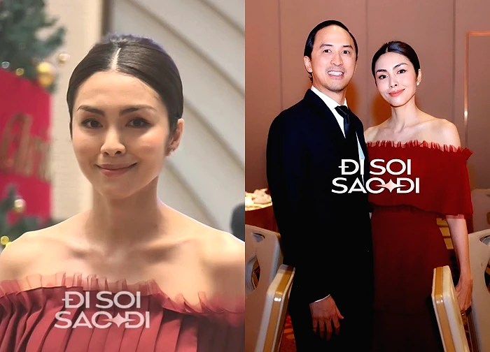 Hà Tăng phá đảo cam thường đến bờ vai cũng đẹp chấn động, tay trong tay với Louis Nguyễn đi đám cưới em gái