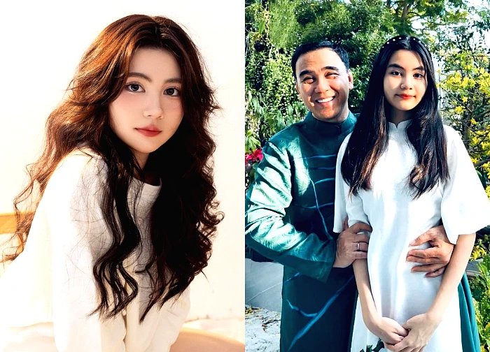 Chestnut: The youngest girl Quyen Linh at the age of 17 has an increasingly sharp beauty and standard charisma