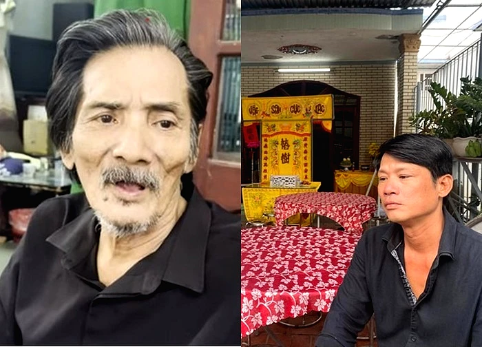 Hình ảnh từ tang lễ NS Thương Tín, con trai ngồi thất thần