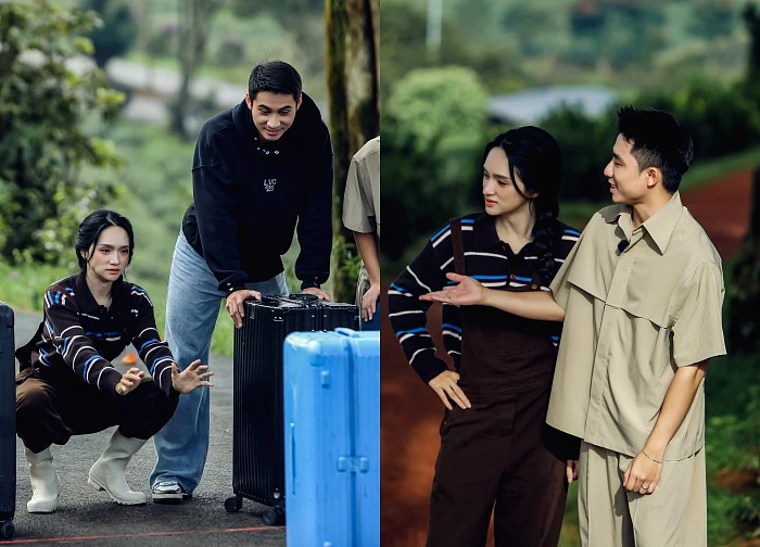 Huong Giang - Ms. Pien turned into a "mother of the regions", Tung Duong "flexed" flower arrangement