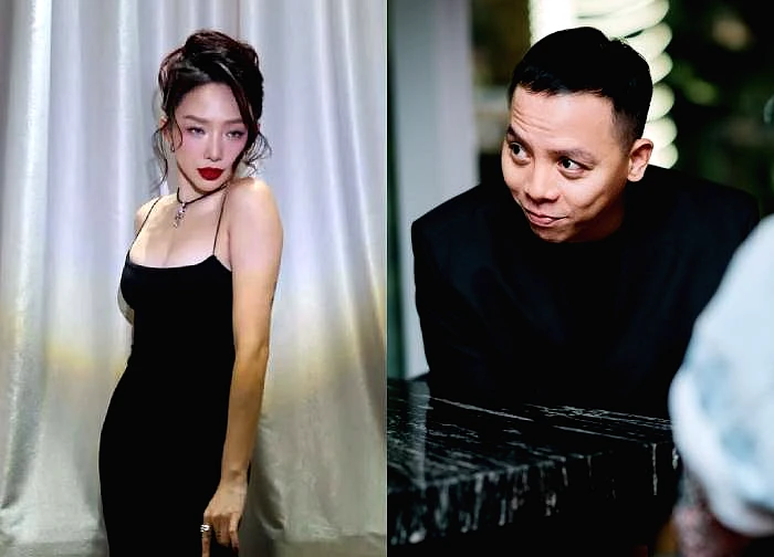 Touliver "faced" when Toc Tien wore a 2-strap dress to the wedding, showing off her extremely slim body?