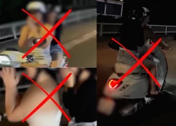 Danh tính 2 cô gái chắp tay "vái lạy" khi chạy xe: CSGT vào cuộc, CĐM ngao ngán