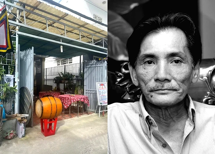 The funeral of artist Thuong Tin, held at his home, the family "forbids" 1 thing