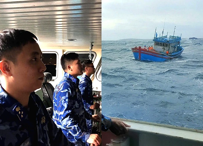 Tàu cá bị chìm, 8 người gặp nạn trên biển Hà Tĩnh