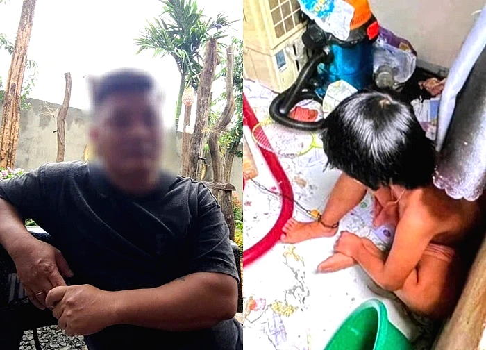Vụ con bị bố xích chân trong phòng: Người đàn ông lên tiếng