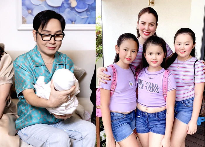 Vũ Luân becomes a father for the first time, and his daughter Phương Lê shows a strange attitude towards her half-sibling.