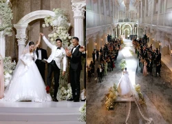 Tien Nguyen stuns with classic Hollywood-style wedding party in Da Nang, first revealed.