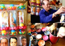 A 75-year-old artist "resurrects" plastic bottles using his memories; what's inside that's causing such a stir online?