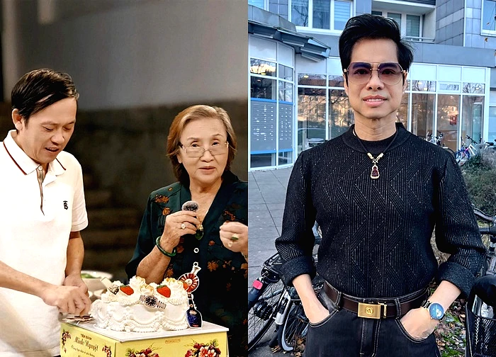 Ngọc Sơn mặc áo mỏng tang giữa trời lạnh giá, Hoài Linh đón sinh nhật ấm cúng