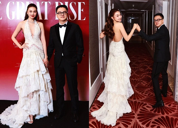 Thanh Hằng đi sự kiện bằng siêu xe 5 tỷ, được chồng hộ tống, chăm sóc