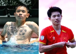 Nguyễn Đình Bắc khoe hình xăm cực lớn, ẩn sau áo đấu là bí mật gây tò mò