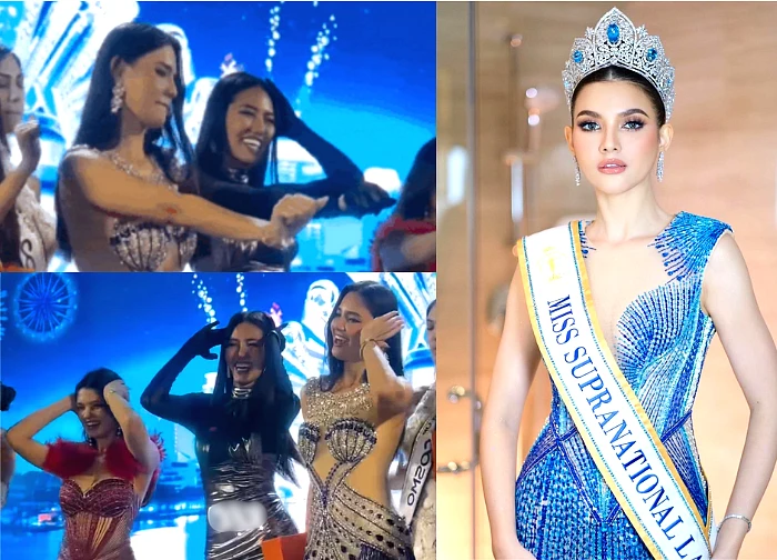 Miss Laos Christina Lasasimma captivates netizens with her performance of "See Tình" (Love), leaving them surprised.