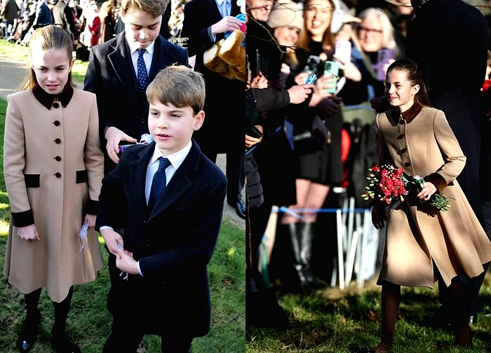 Quá nhiều sự dễ thương: Hoàng tử, Công chúa nhỏ Anh quốc chiếm trọn spotlight ngày Giáng sinh