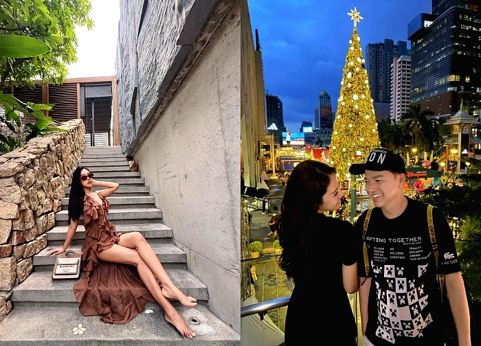 Quang Minh is affectionate with his wife, 37 years his junior; Tang Khanh Chi reveals shocking fashion sense.