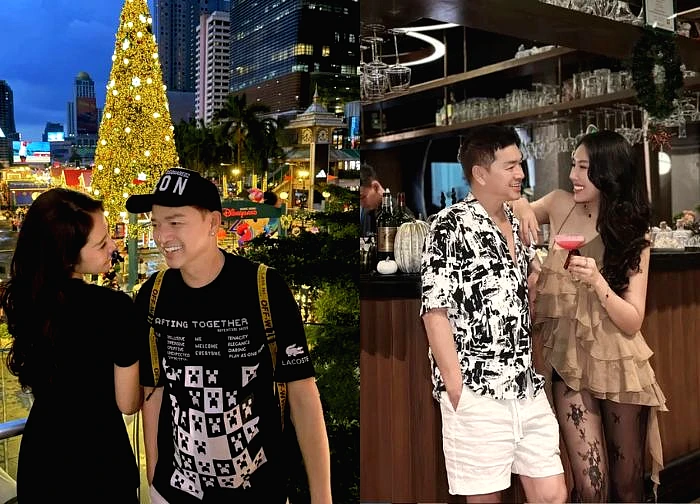 Quang Minh and his wife, 37 years his junior, celebrated Christmas together, and one detail caught attention!