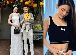 Chu Thanh Huyền lộ vòng eo bén ngót sau nửa năm sinh con, hội mẹ bỉm xin vía